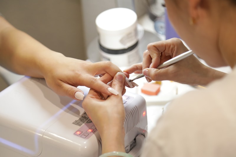 Gel nail enhancement at Fizz Nails